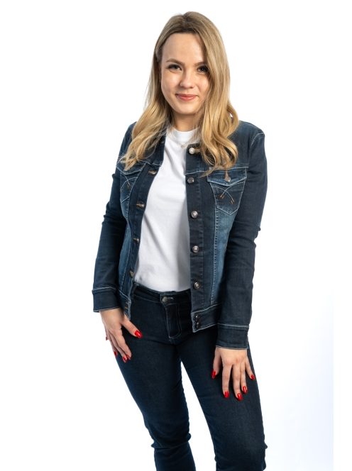 Thomas Jeans női farmerdzseki koptatott