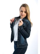 Thomas Jeans női farmerdzseki koptatott