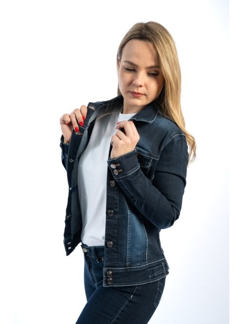 Thomas Jeans női farmerdzseki koptatott