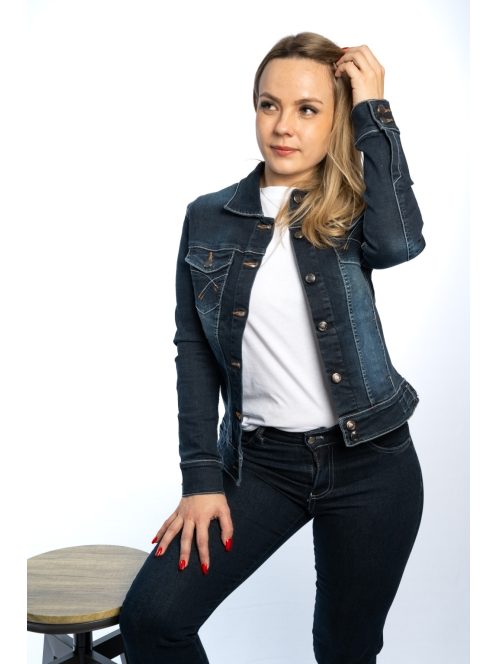 Thomas Jeans női farmerdzseki koptatott