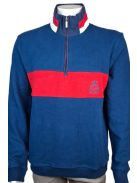 Thomas Jeasn pulóver kék piros csíkkal