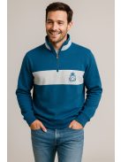 Thomas Jeans pulóver kék szürke csíkkal