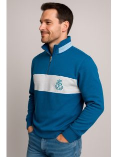 Svetre Thomas Jeans s modro-sivými pruhmi