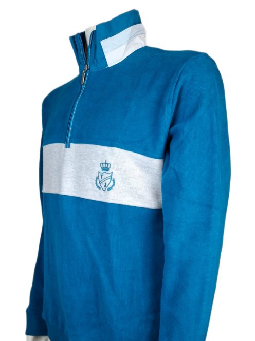 Thomas Jeans pulóver kék szürke csíkkal