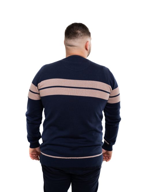 Pánsky sveter Thomas Jeans s béžovými pruhmi