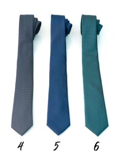 Nyakkendő éjkék mintás, kék és türkiz-zöld