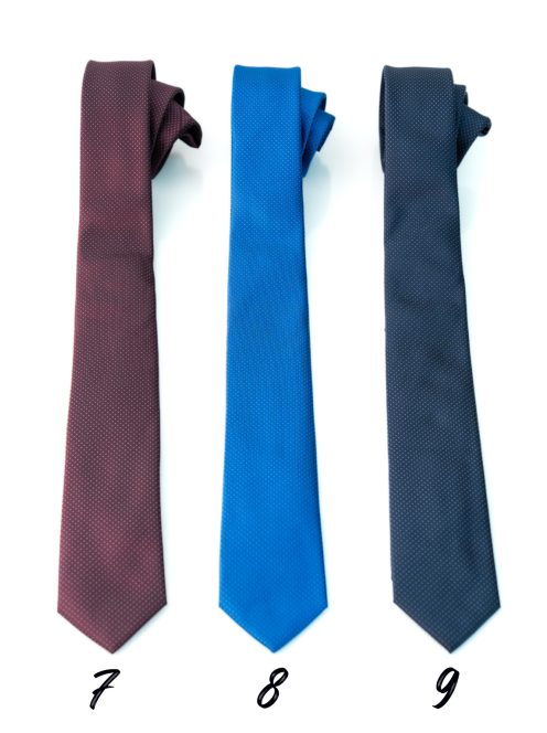 Nyakkendő bordó, kék, sötétkék