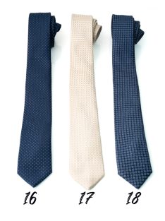   Nyakkendő éjkék mintás, bézs mintás, sötétkék mintás