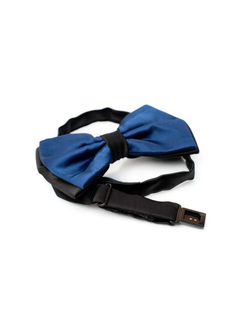 Csokornyakkendő sötétkék-fekete