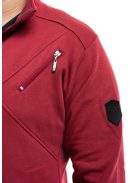 Thomas Jeans kardigán sportos bordó