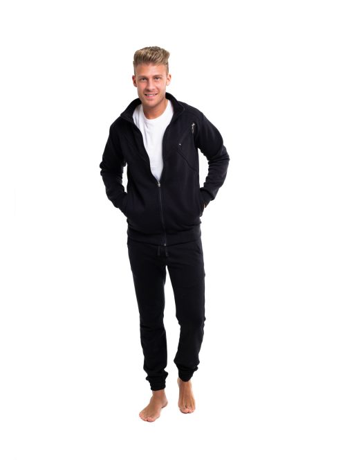 Thomas Jeans kardigán sportos fekete