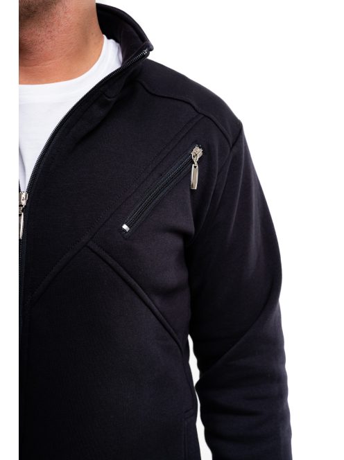 Thomas Jeans kardigán sportos fekete