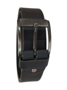 Thomas Jeans fekete bőr öv 