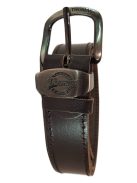 Thomas Jeans bőr öv barna nagy csatos