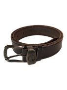 Thomas Jeans bőr öv barna nagy csatos