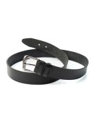 Thomas Jeans fekete bivalybőr öv