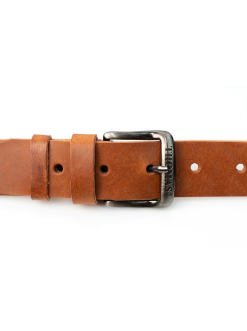 Thomas Jeans barna bivalybőr öv