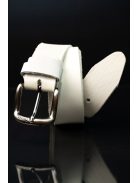 Thomas Jeans fehér bivalybőr öv