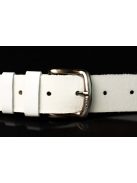 Thomas Jeans fehér bivalybőr öv