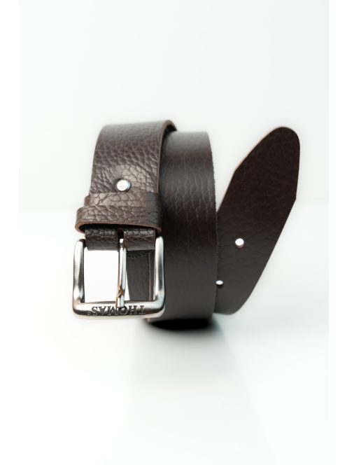 Thomas Jeans sötétbarna bivalybőr öv