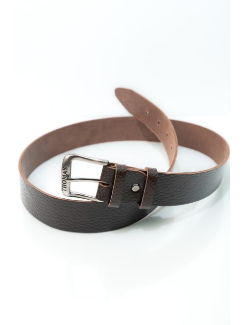 Thomas Jeans sötétbarna bivalybőr öv