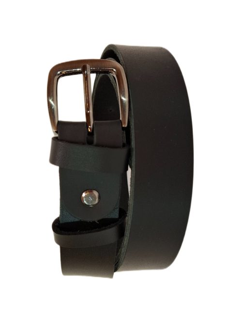 Thomas Jeans bőr öv fekete keskeny 2.