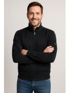 Thomas Jeans kardigán vállbetéttel fekete