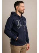 Športový kardigán s kapucňou Thomas Jeans v tmavomodrej farbe
