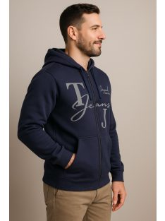Športový kardigán s kapucňou Thomas Jeans v tmavomodrej farbe