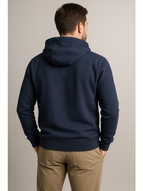 Thomas Jeans kapucnis sportos kardigán sötétkék