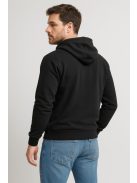 Thomas Jeans kapucnis sportos kardigán fekete
