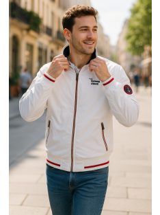 Vetrovka Thomas Jeans – biela