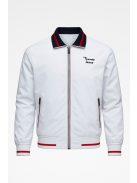 Vetrovka Thomas Jeans – biela