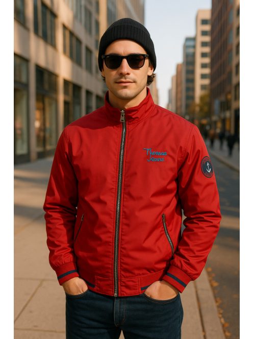 Thomas Jeans széldzseki bordó