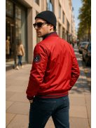 Vetrovka Thomas Jeans v bordovej farbe