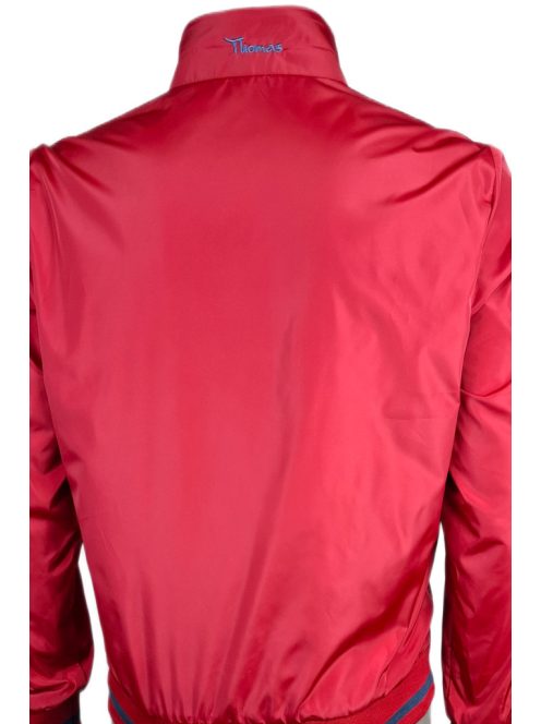Vetrovka Thomas Jeans v bordovej farbe