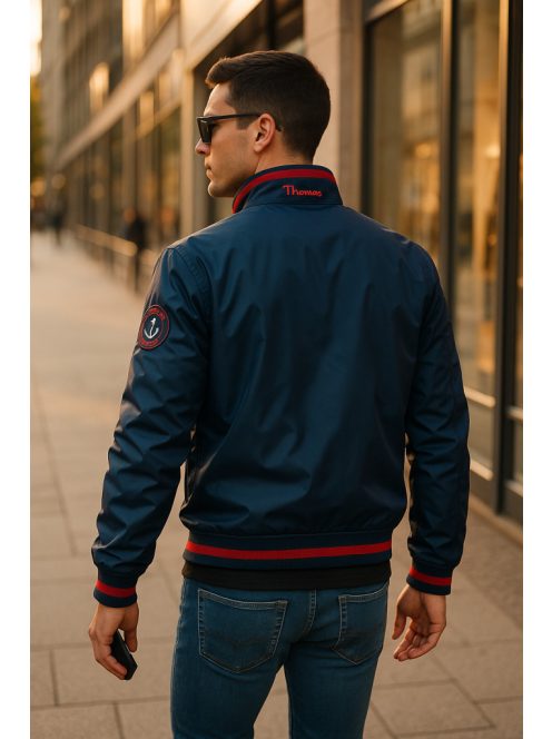 Vetrovka Thomas Jeans, stredne modrá