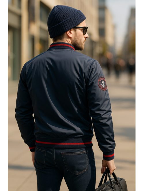 Vetrovka Thomas Jeans tmavomodrá