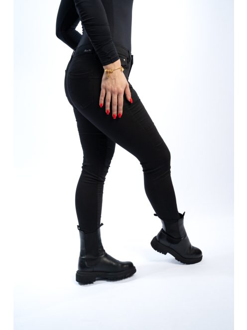 Dámske nohavice Thomas Jeans čierne