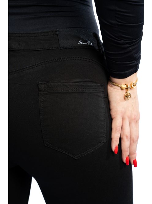 Dámske nohavice Thomas Jeans čierne