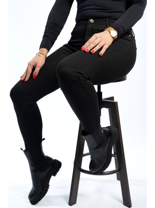 Dámske nohavice Thomas Jeans čierne
