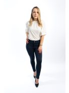 Thomas Jeans női nadrág navy kék