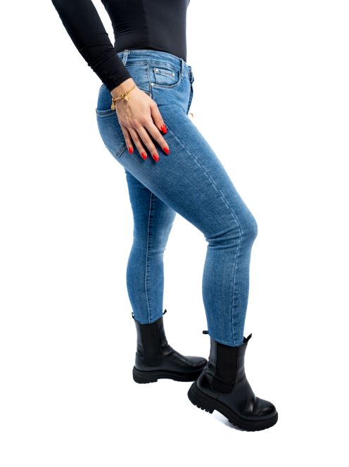 Thomas Jeans női farmernadrág középkék koptatott