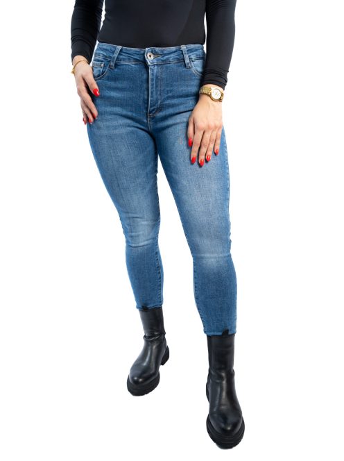 Thomas Jeans női farmernadrág középkék koptatott