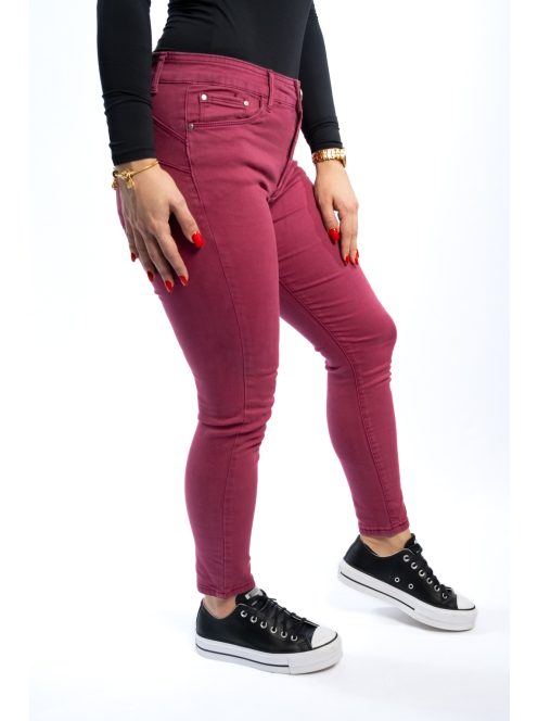 Thomas Jeans női nadrág világos bordó