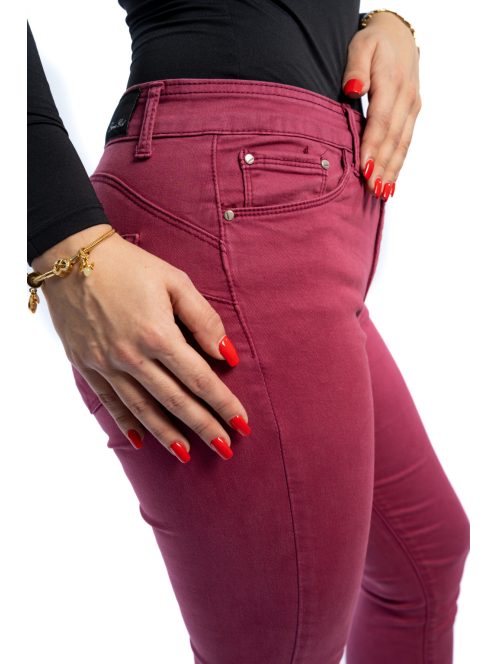 Thomas Jeans női nadrág világos bordó