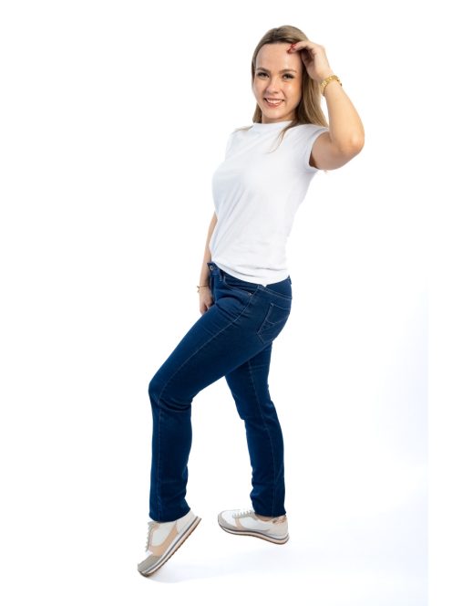 Dámske džínsy Thomas Jeans v indigovo modrej farbe 2119