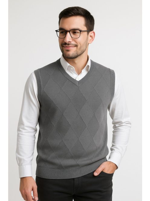 Thomas Jeans kötött mellény szürke