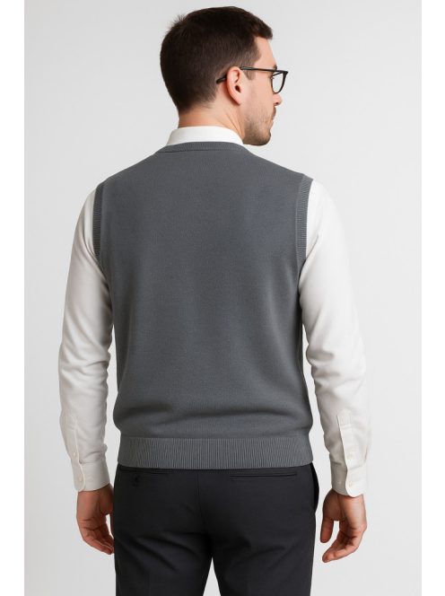 Thomas Jeans kötött mellény szürke