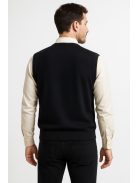 Pletená vesta Thomas Jeans, čierna